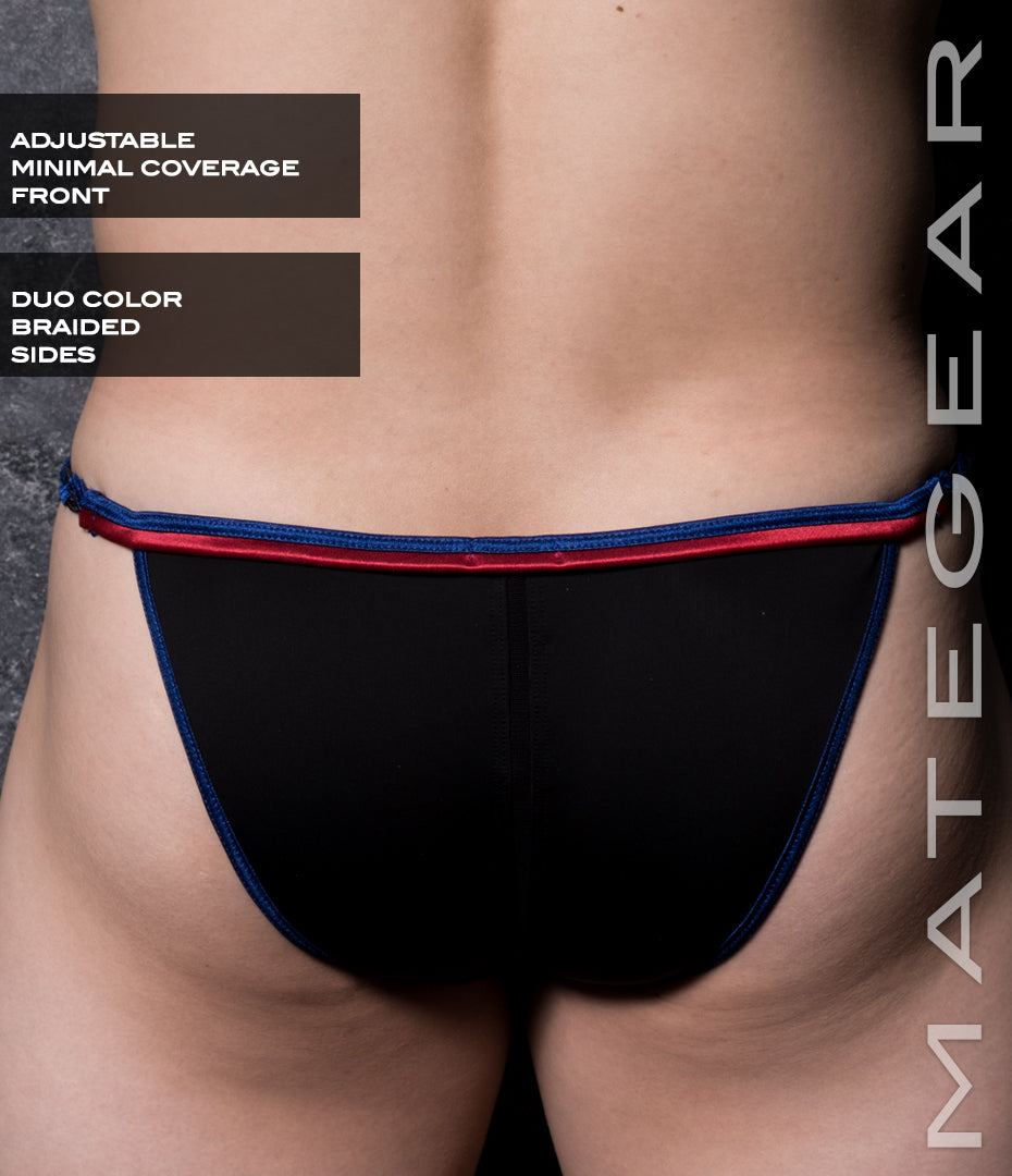 Sexy Mens Swimwear Extremely Sexy Mini Bikini - Jong Yoon (Adjustable Front / Black Back)