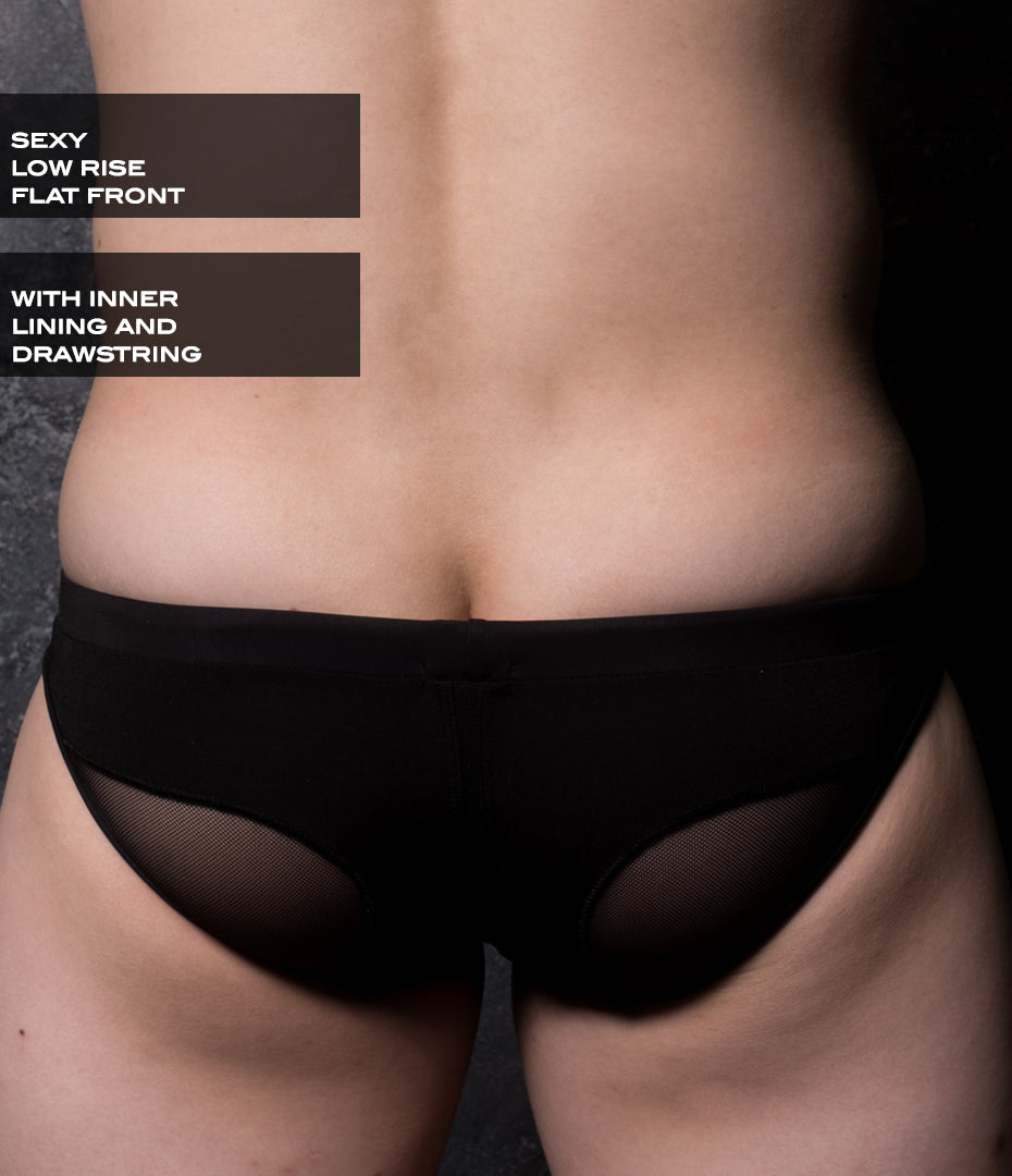 Sexy Men's Swimwear Mini Swim Bikinis - Yeo Bon (Flat Front / Inner Lining / Inner Drawstring)