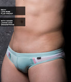 Sexy Men's Swimwear Mini Swim Bikinis - Yeo Bon (Flat Front / Inner Lining / Inner Drawstring)