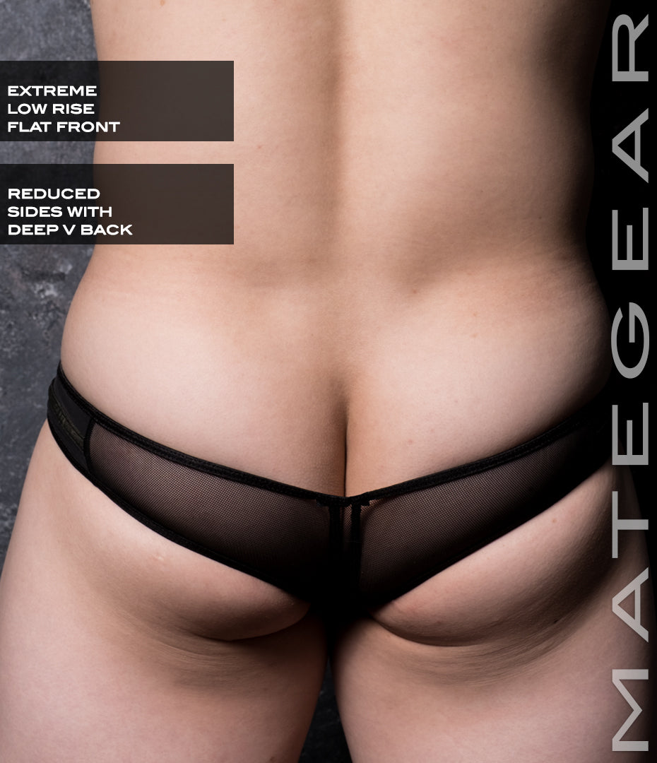 Sexy Mens Swimwear Mini Swim Squarecut - Nae Ji IV (Deep V-Back / Flat Front / Reduced Sides)