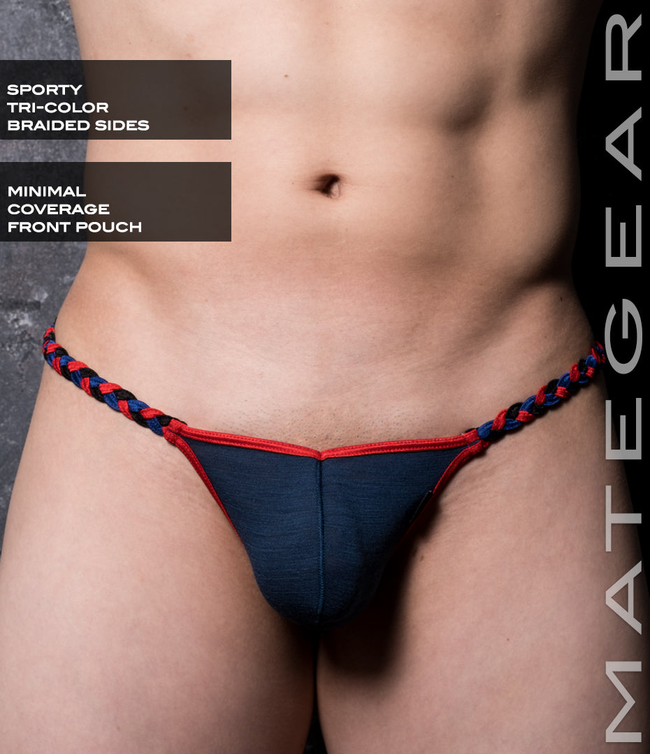 Sexy Men's Underwear Ultra Sexy G - Bo Sang (Minimal Coverage Front / Tri-Braided Sides)