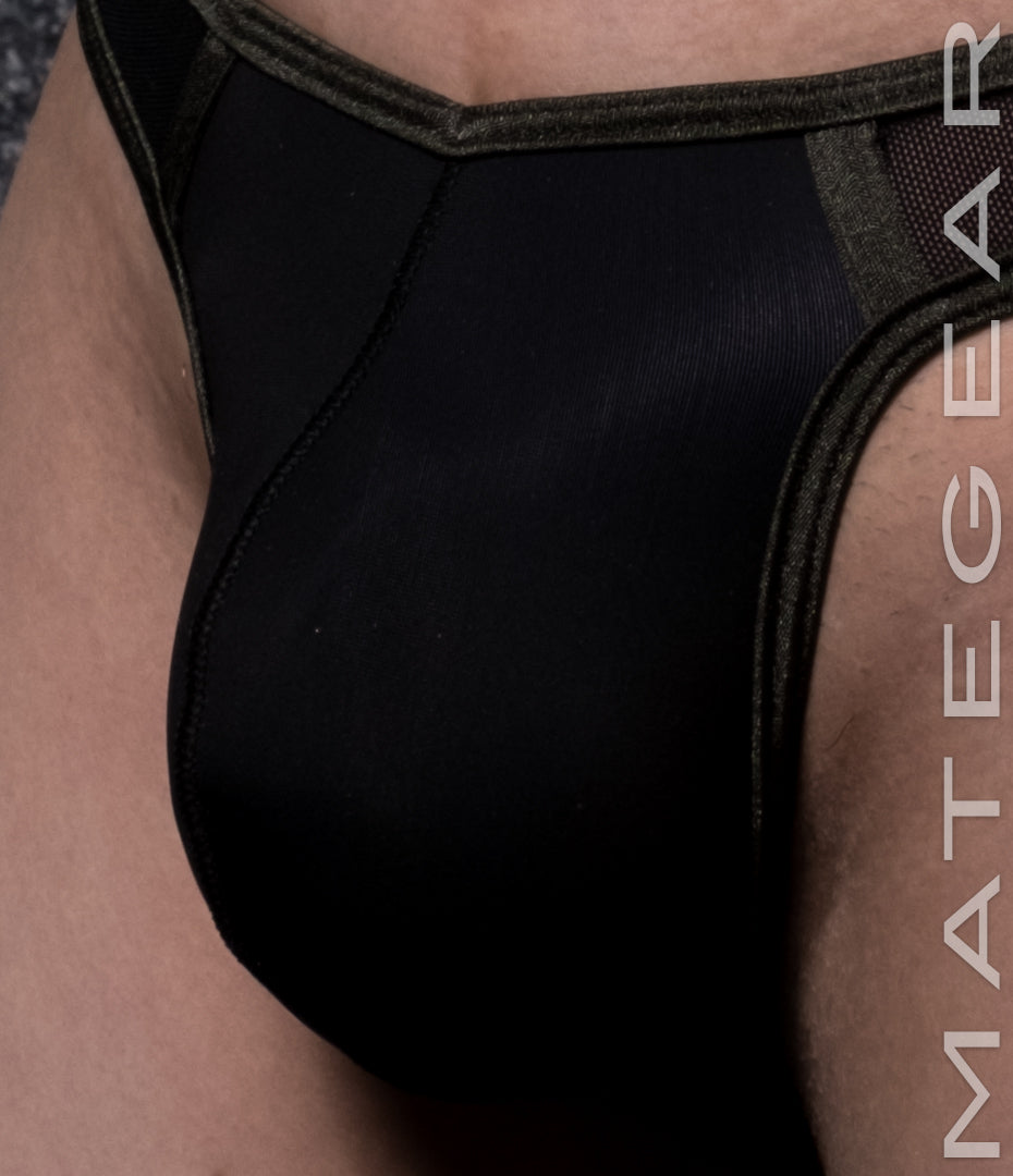 Sexy Men's Swimwear Ultra Swim Pouch Thong - Don Sang (Tapered Sides / V-Front)