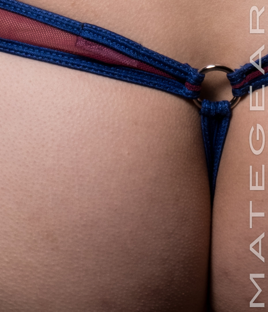 Sexy Men's Swimwear Ultra Swim Pouch Thong - Don Sang (Tapered Sides / V-Front)