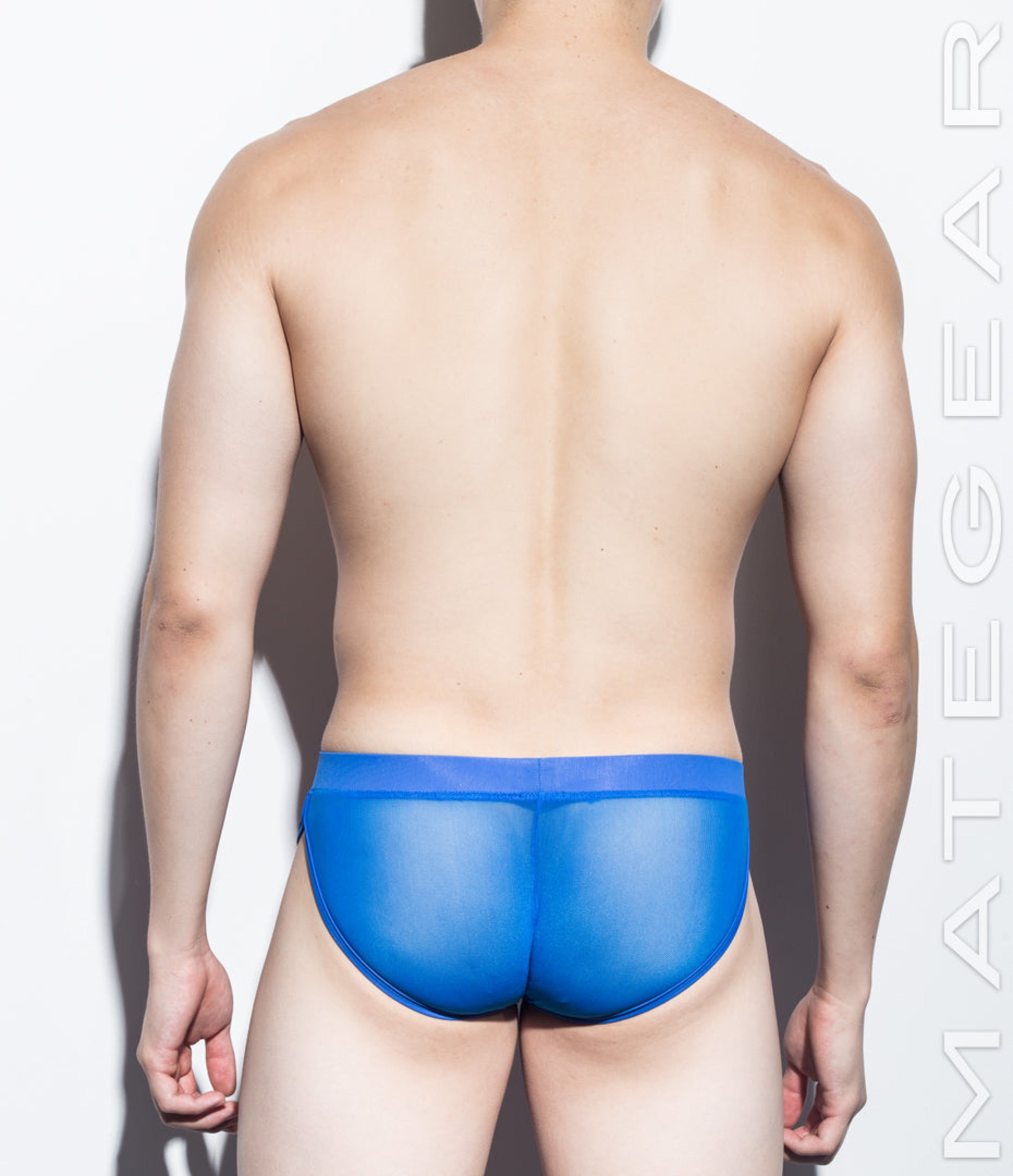 Sexy Men's Loungewear Signature Mini Shorts - Ki Nam (Mesh Series) - MATEGEAR - Sexy Men's Swimwear, Underwear, Sportswear and Loungewear