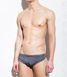 Sexy Men's Sportswear Signature Mini Shorts - Ki Nam (Dark Grey Air Nylon) - MATEGEAR - Sexy Men's Swimwear, Underwear, Sportswear and Loungewear