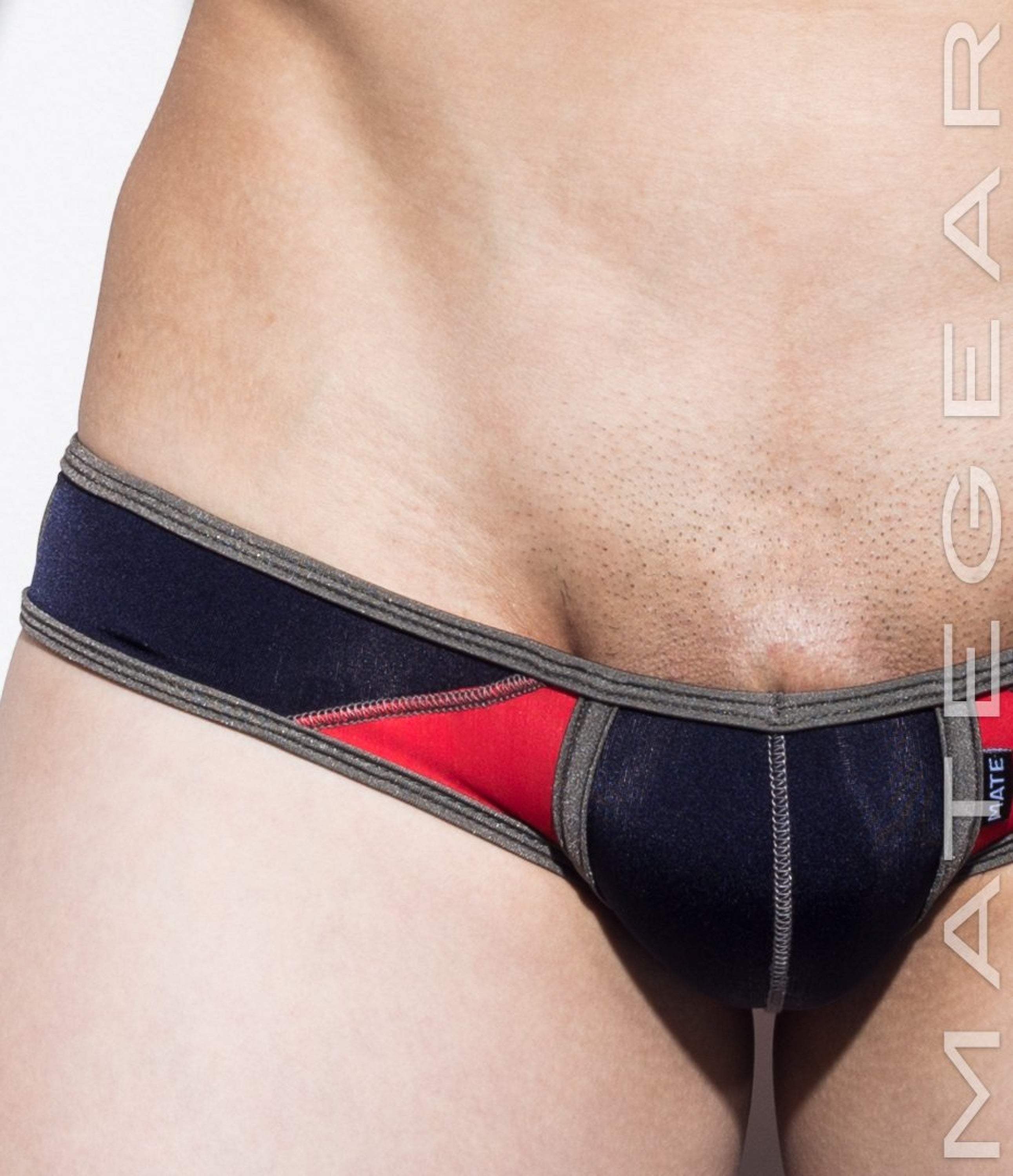 Mini Swim Squarecut - Ran Kwang V (Flat Front / Reduced Sides) - MATEGEAR - Sexy Men's Swimwear, Underwear, Sportswear and Loungewear