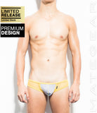Sexy Mens Underwear Extremely Sexy Mini Boxers - Hye Mi (Light Grey Air Nylon) - MATEGEAR - Sexy Men's Swimwear, Underwear, Sportswear and Loungewear