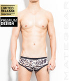 Extremely Sexy Mini Shorts - Ki Woo (Leopard Velvet) - MATEGEAR - Sexy Men's Swimwear, Underwear, Sportswear and Loungewear