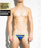 Sexy Mens Underwear Maximizer Mini Bikini - Won Ho (Royal Air Nylon)