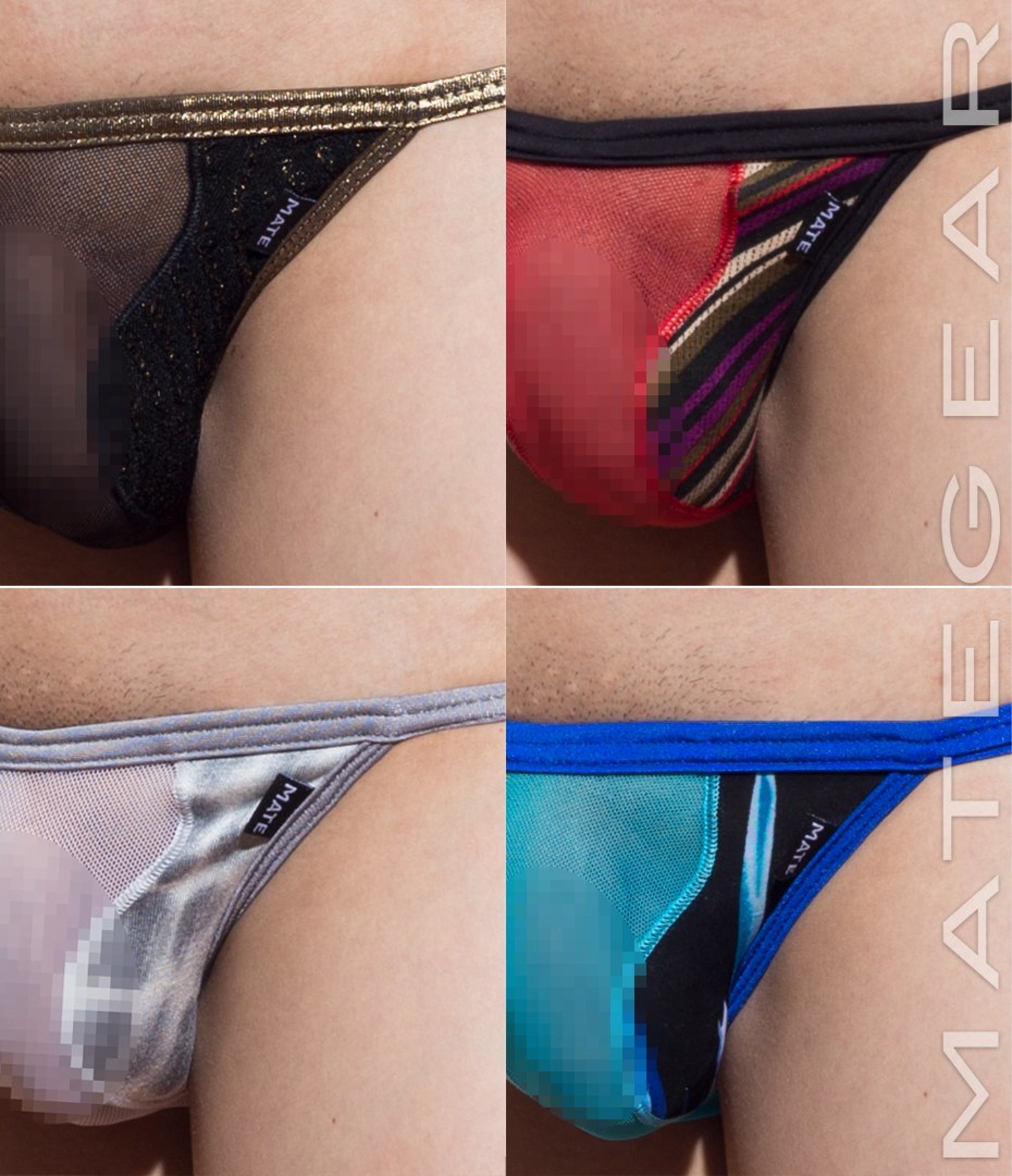 Sexy Mens Underwear Xpression Ultra Bikini - Kan Ji (Special Fabrics Series) - MATEGEAR - Sexy Men's Swimwear, Underwear, Sportswear and Loungewear