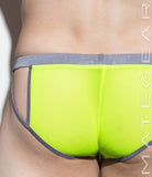 Sexy Mens Loungewear Xpression Mini Shorts - On Gun (Mesh Series) - MATEGEAR - Sexy Men's Swimwear, Underwear, Sportswear and Loungewear