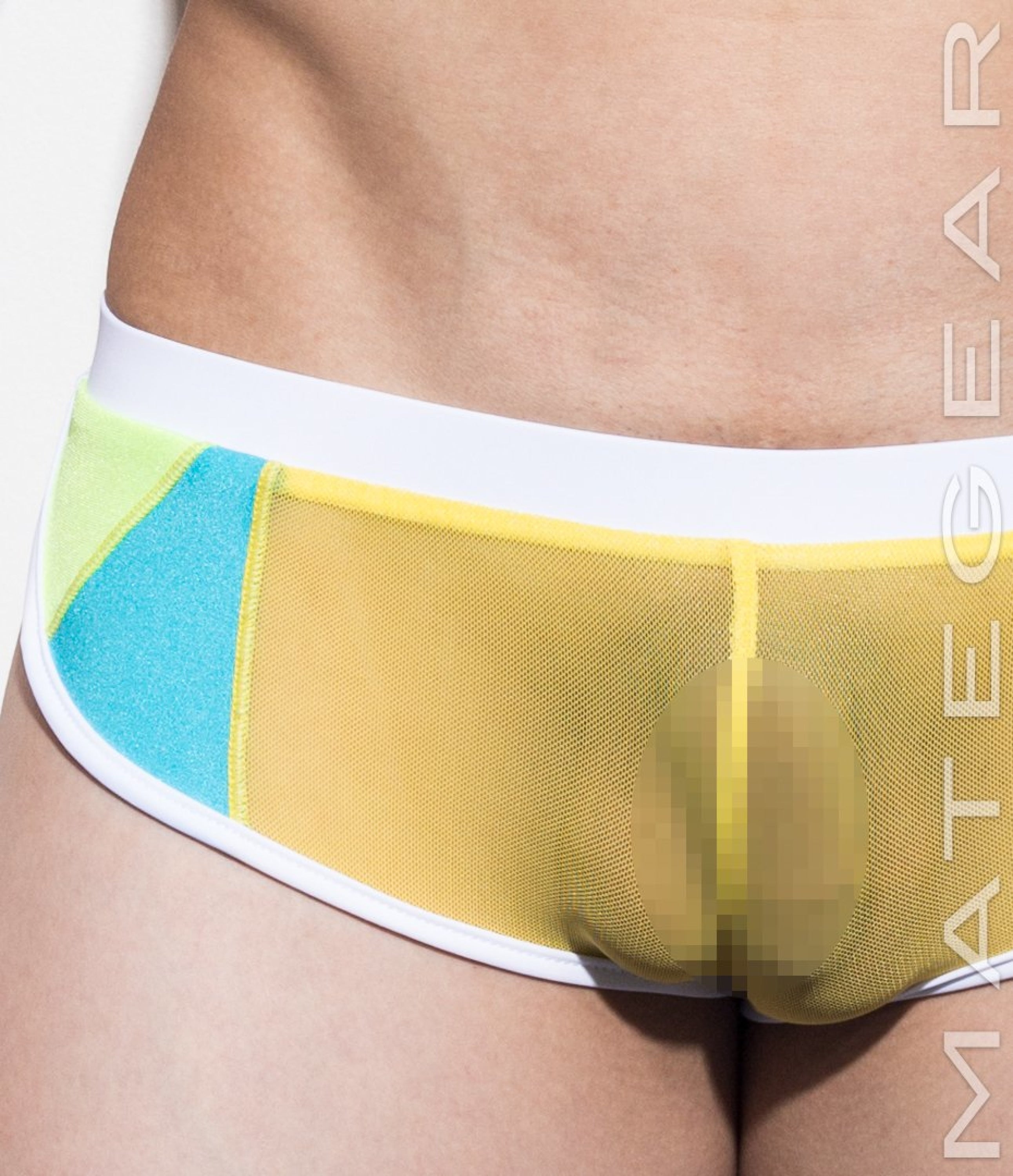 Sexy Men's Loungewear Extremely Sexy Mini Shorts - Ki Nam VII (Mesh Series) - MATEGEAR - Sexy Men's Swimwear, Underwear, Sportswear and Loungewear