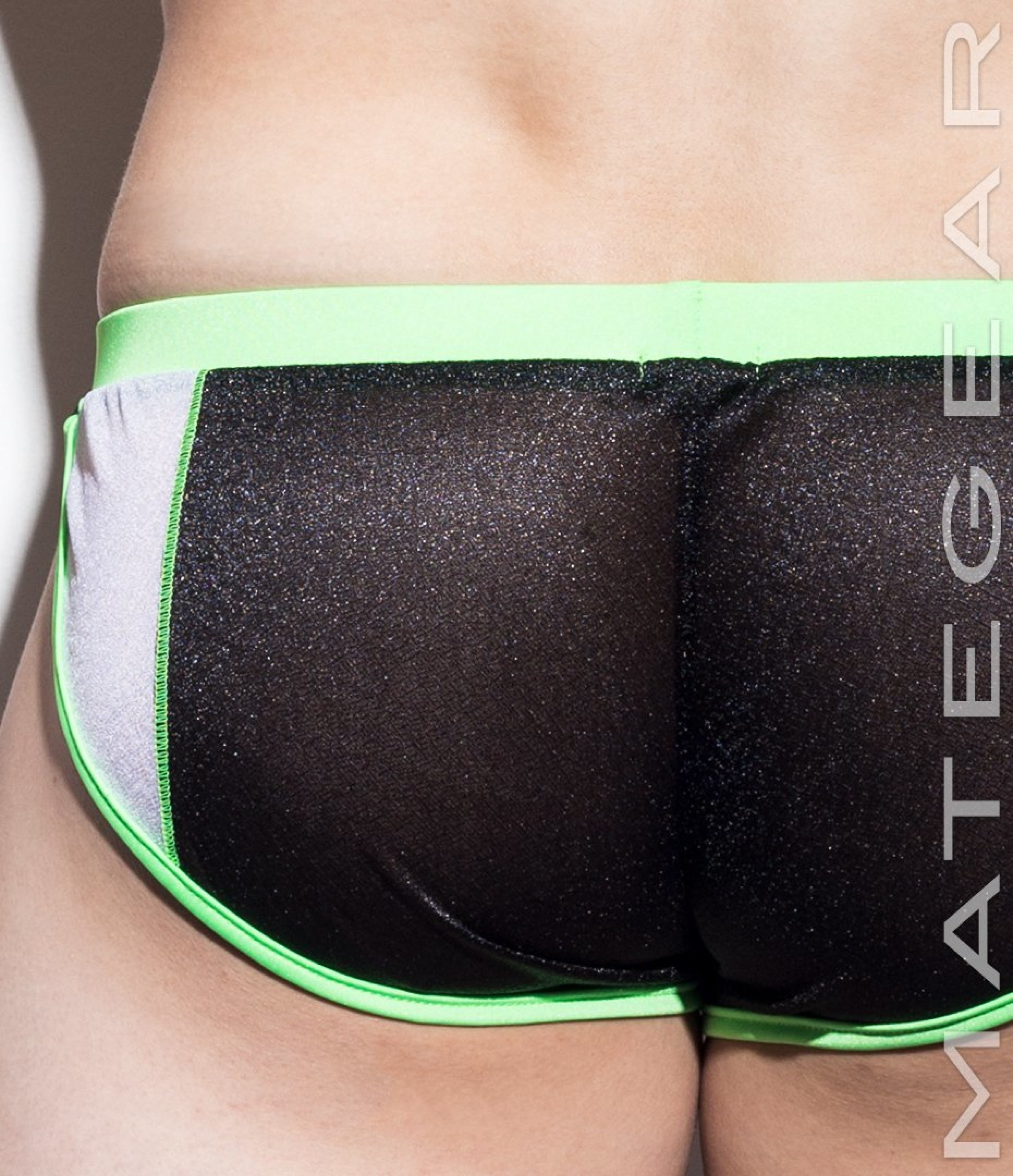 Sexy Men's Loungewear Extremely Sexy Mini Shorts - Paek Jung II (Translucent Series) - MATEGEAR - Sexy Men's Swimwear, Underwear, Sportswear and Loungewear