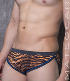 Sexy Men's Loungewear Xpression Mini Shorts - Du Mi (Open Back) - MATEGEAR - Sexy Men's Swimwear, Underwear, Sportswear and Loungewear