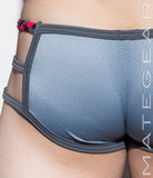 Sexy Men's Loungewear Xpression Mini Shorts - Kyon Shi (Thin Sport Mesh) - MATEGEAR - Sexy Men's Swimwear, Underwear, Sportswear and Loungewear