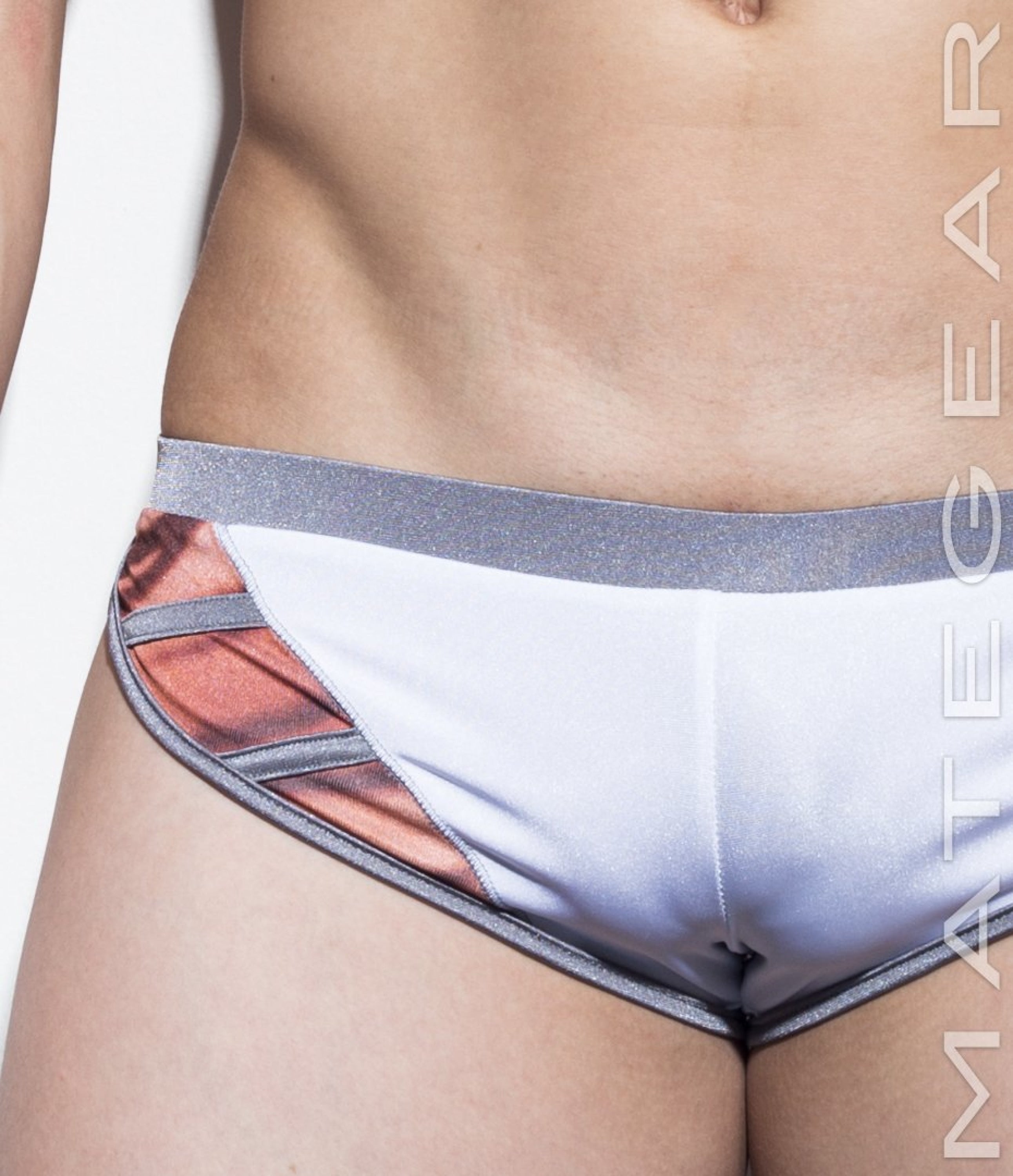 Sexy Men's Sportswear Extremely Sexy Mini Shorts - Ki Nam IV (Special Fabrics Panels) - MATEGEAR - Sexy Men's Swimwear, Underwear, Sportswear and Loungewear