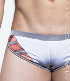 Sexy Men's Sportswear Extremely Sexy Mini Shorts - Ki Nam IV (Special Fabrics Panels) - MATEGEAR - Sexy Men's Swimwear, Underwear, Sportswear and Loungewear