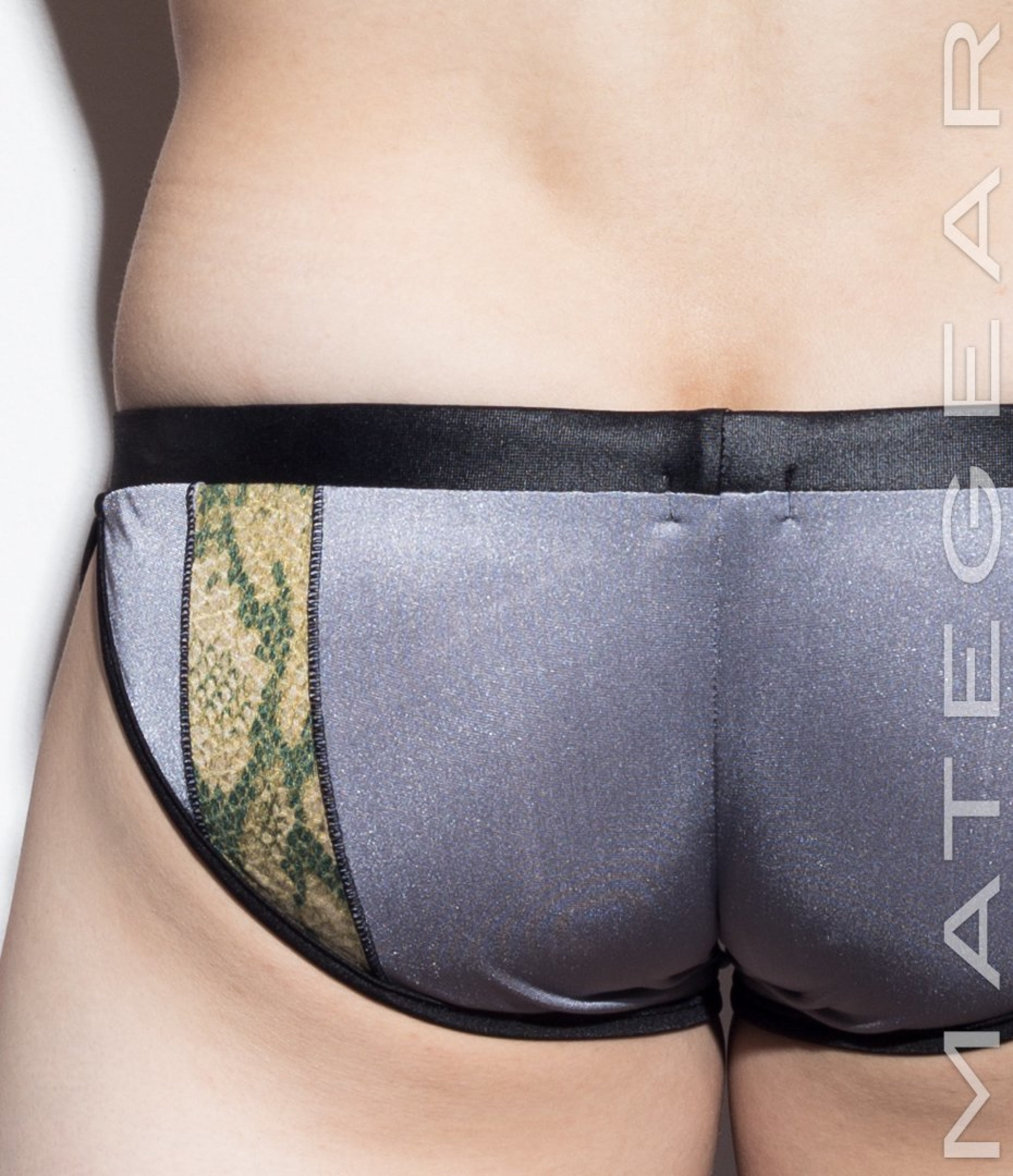 Sexy Men's Sportswear Extremely Sexy Mini Shorts - Ki Nam IV (Special Fabrics Panels) - MATEGEAR - Sexy Men's Swimwear, Underwear, Sportswear and Loungewear