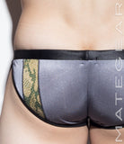 Sexy Men's Sportswear Extremely Sexy Mini Shorts - Ki Nam IV (Special Fabrics Panels) - MATEGEAR - Sexy Men's Swimwear, Underwear, Sportswear and Loungewear