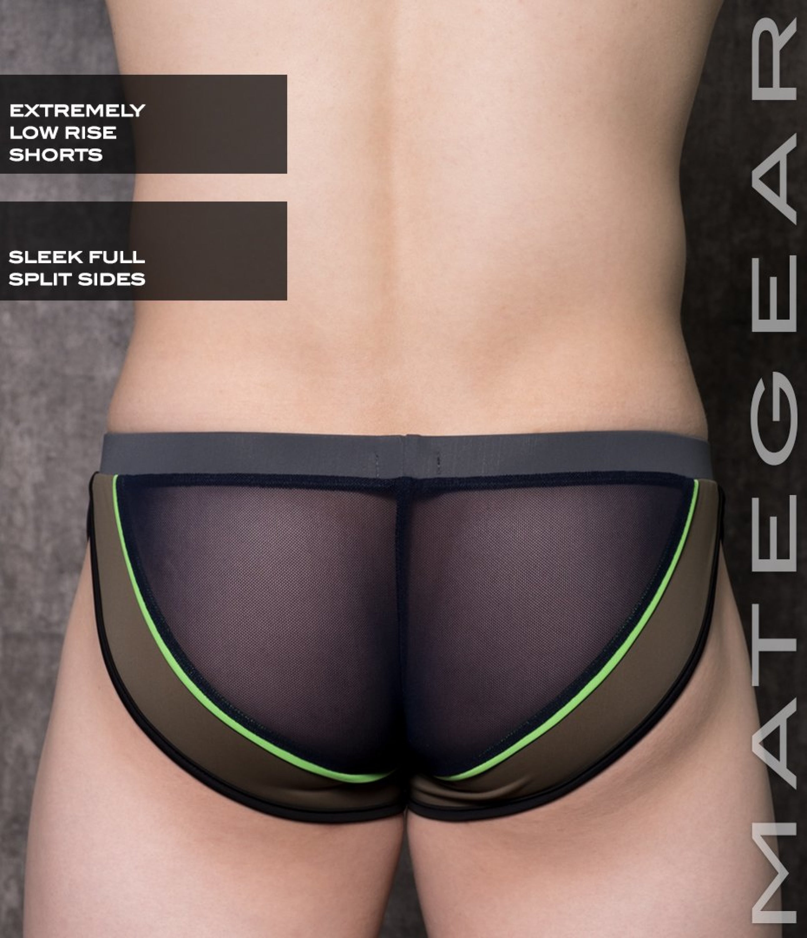 Sexy Mens Sportswear Extremely Mini Shorts - Ki Nam Ix Sportswear-Mini-Designer-Mini-Shorts