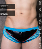 Sexy Mens Sportswear Extremely Mini Shorts - Ki Nam Ix Metallic Black / Small