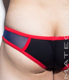 Sexy Men's Swimwear Maximizer Mini Swim Squarecuts - Pyon Seo (Thin Nylon Front) - MATEGEAR - Sexy Men's Swimwear, Underwear, Sportswear and Loungewear