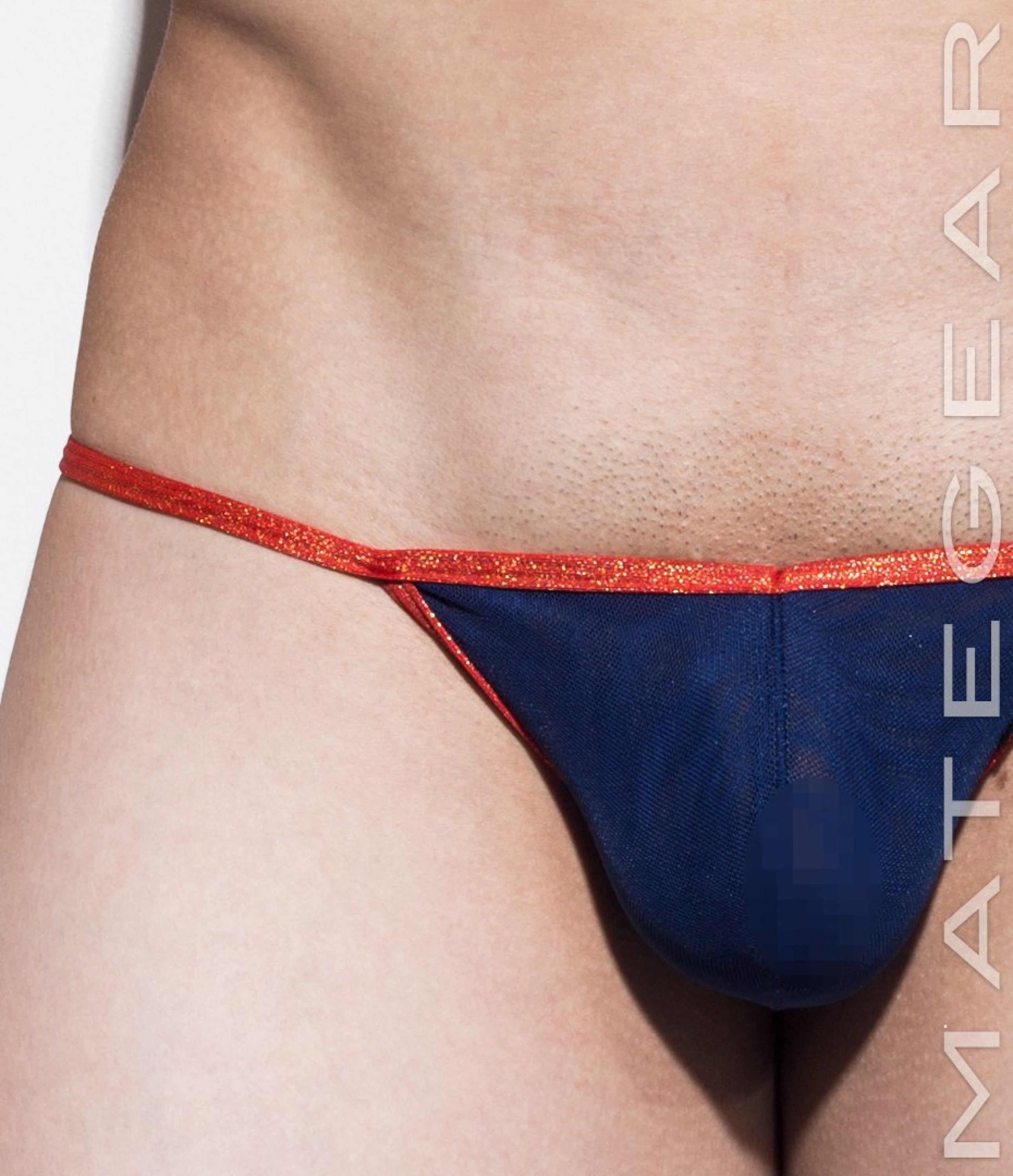 Sexy Men's Swimwear Mini Swim Bikini - Nam Woo XVI (Double Mesh Front) - MATEGEAR - Sexy Men's Swimwear, Underwear, Sportswear and Loungewear