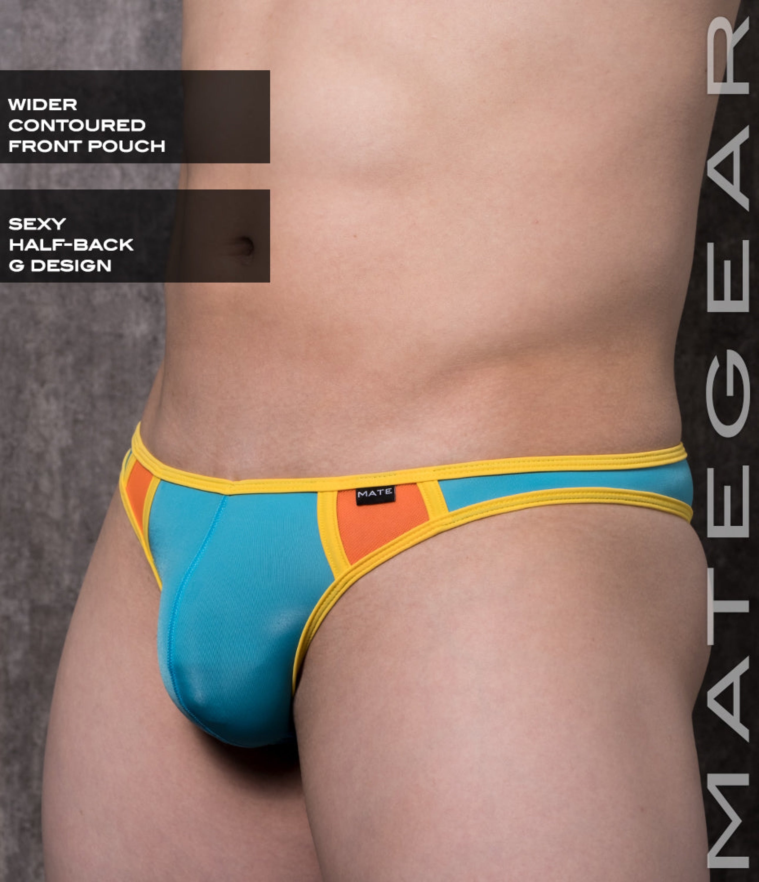 Sexy Mens Swimwear Ultra Swim Bikini - Pak Eun (Half Back G)