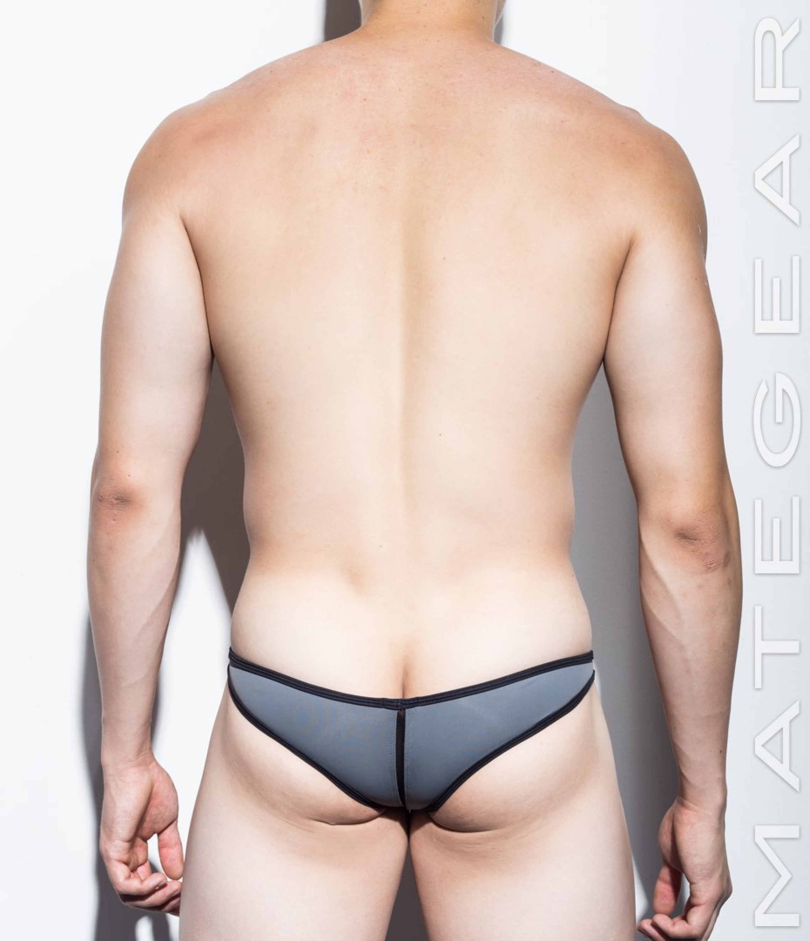 Sexy Men's Swimwear Sexy Men's Swimwear Ultra Swim Pouch Bikini - Min Hoon (Solid Front / Half-Back) - MATEGEAR - Sexy Men's Swimwear, Underwear, Sportswear and Loungewear