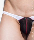 Sexy Men's Swimwear Ultra Swim Pouch Bikini - Nan Song XVI (Tapered Sides / V-Front / Double Mesh Front) - MATEGEAR - Sexy Men's Swimwear, Underwear, Sportswear and Loungewear