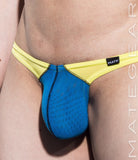 Sexy Men's Swimwear Ultra Swim Pouch Bikini - Nan Song XVI (Tapered Sides / V-Front / Double Mesh Front) - MATEGEAR - Sexy Men's Swimwear, Underwear, Sportswear and Loungewear