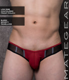 Sexy Mens Swimwear Ultra Swim Pouch Bikini - Yeong Da Iii Red Nylon / Medium