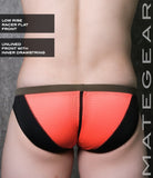 Sexy Mens Swimwear Ultra Swim Racer Bikini - Tak Jae (Low Rise Flat Front / With Drawstring)