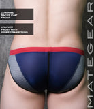 Sexy Mens Swimwear Ultra Swim Racer Bikini - Tak Jae (Low Rise Flat Front / With Drawstring)