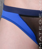 Sexy Mens Swimwear Ultra Swim Racer Bikini - Tak Jae (Low Rise Flat Front / With Drawstring)