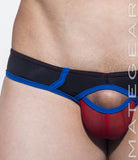 Sexy Men's Swimwear Xpression Mini Swim Pouch Squarecut - Ka Ha IV (Open Front Panel) - MATEGEAR - Sexy Men's Swimwear, Underwear, Sportswear and Loungewear