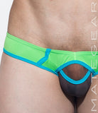 Sexy Men's Swimwear Xpression Mini Swim Pouch Squarecut - Ka Ha IV (Open Front Panel) - MATEGEAR - Sexy Men's Swimwear, Underwear, Sportswear and Loungewear