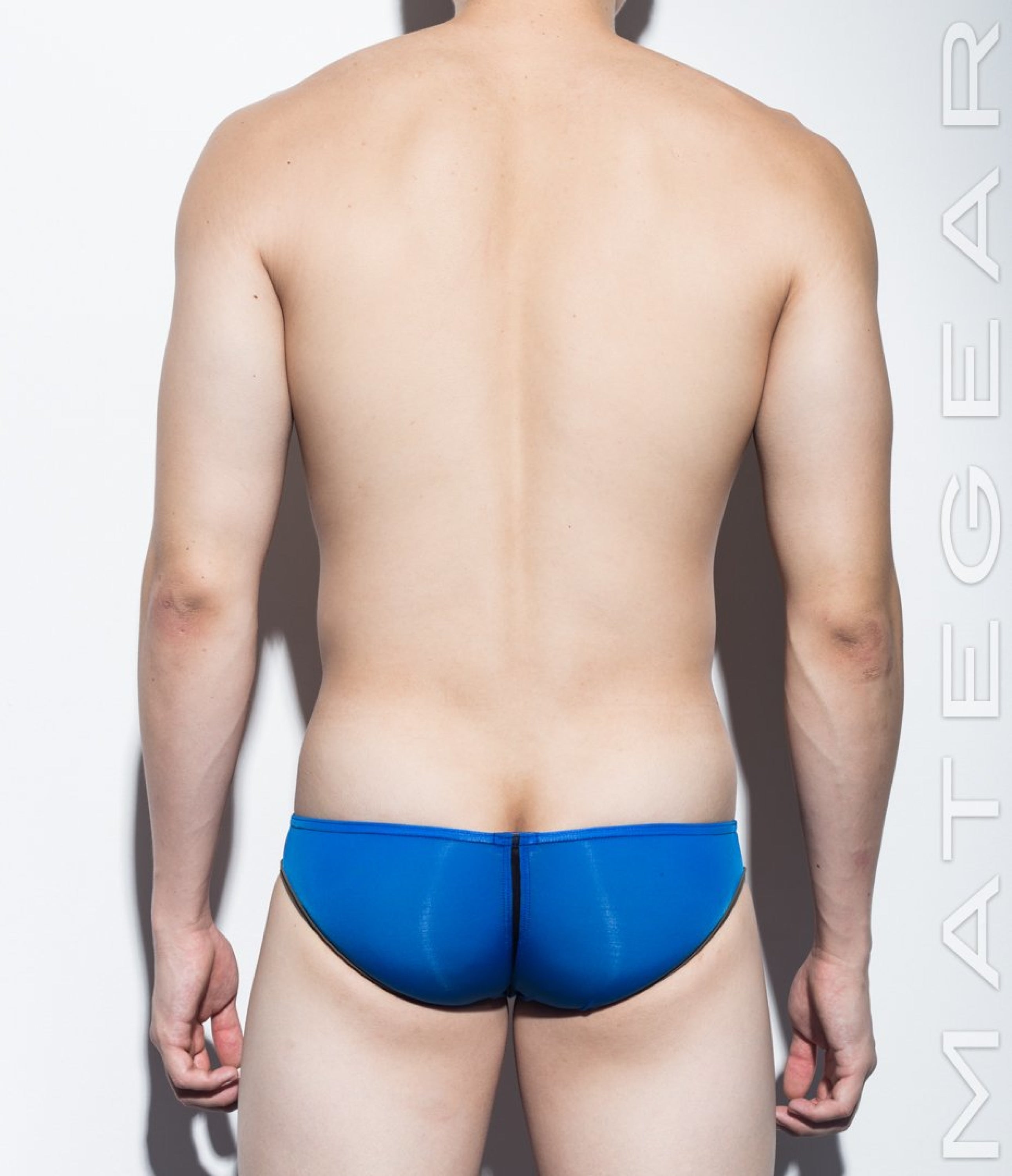 Sexy Men's Swimwear Xpression Mini Swim Pouch Squarecut - Ka Ha IV (Open Front Panel) - MATEGEAR - Sexy Men's Swimwear, Underwear, Sportswear and Loungewear