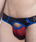 Sexy Men's Swimwear Xpression Mini Swim Pouch Squarecut - Ka Ha IV (Open Front Panel) - MATEGEAR - Sexy Men's Swimwear, Underwear, Sportswear and Loungewear