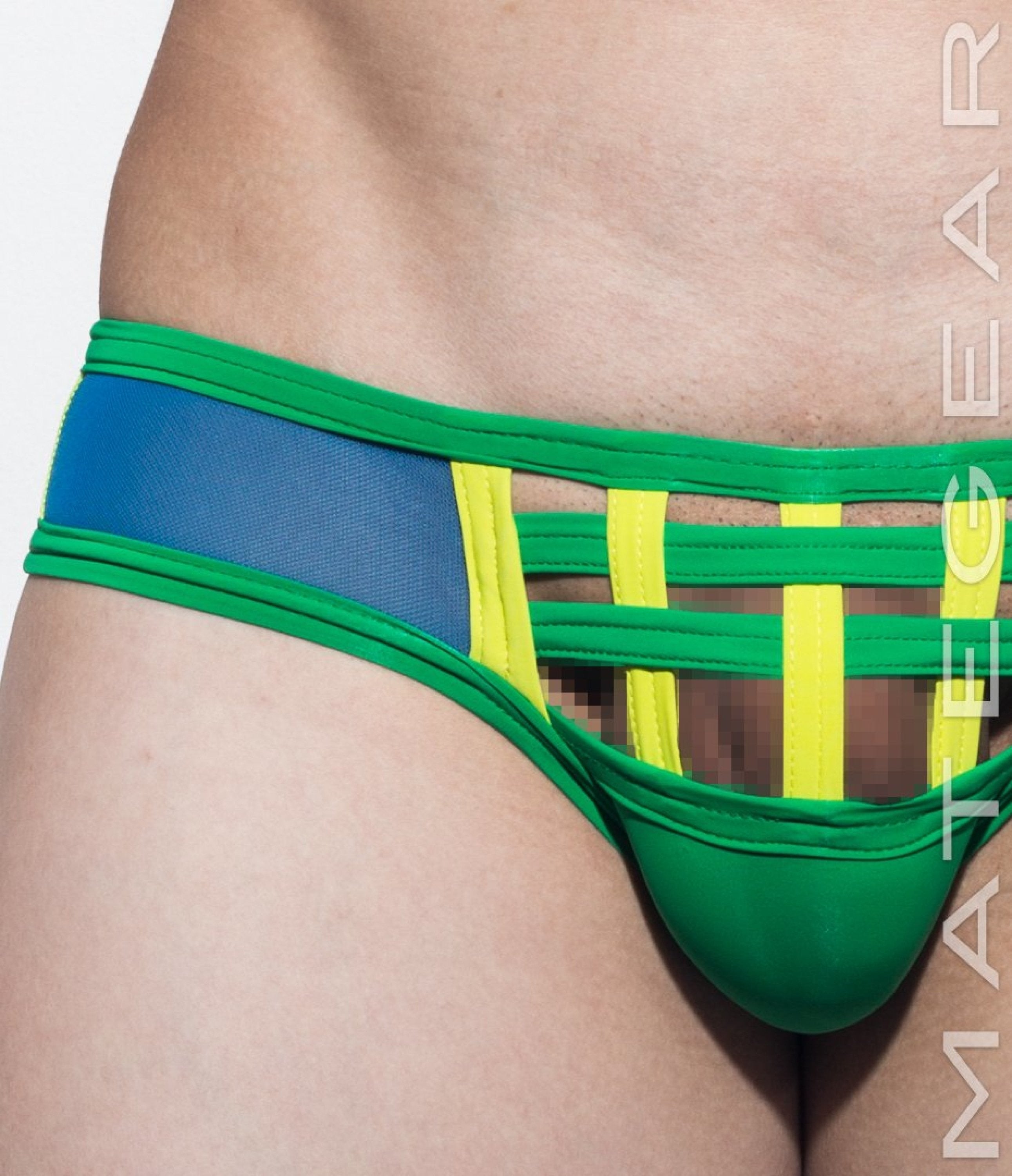 Sexy Men's Swimwear Xpression Mini Swim Squarecut - Ran Kwang VI (Flat Front / Reduced Sides) - MATEGEAR - Sexy Men's Swimwear, Underwear, Sportswear and Loungewear