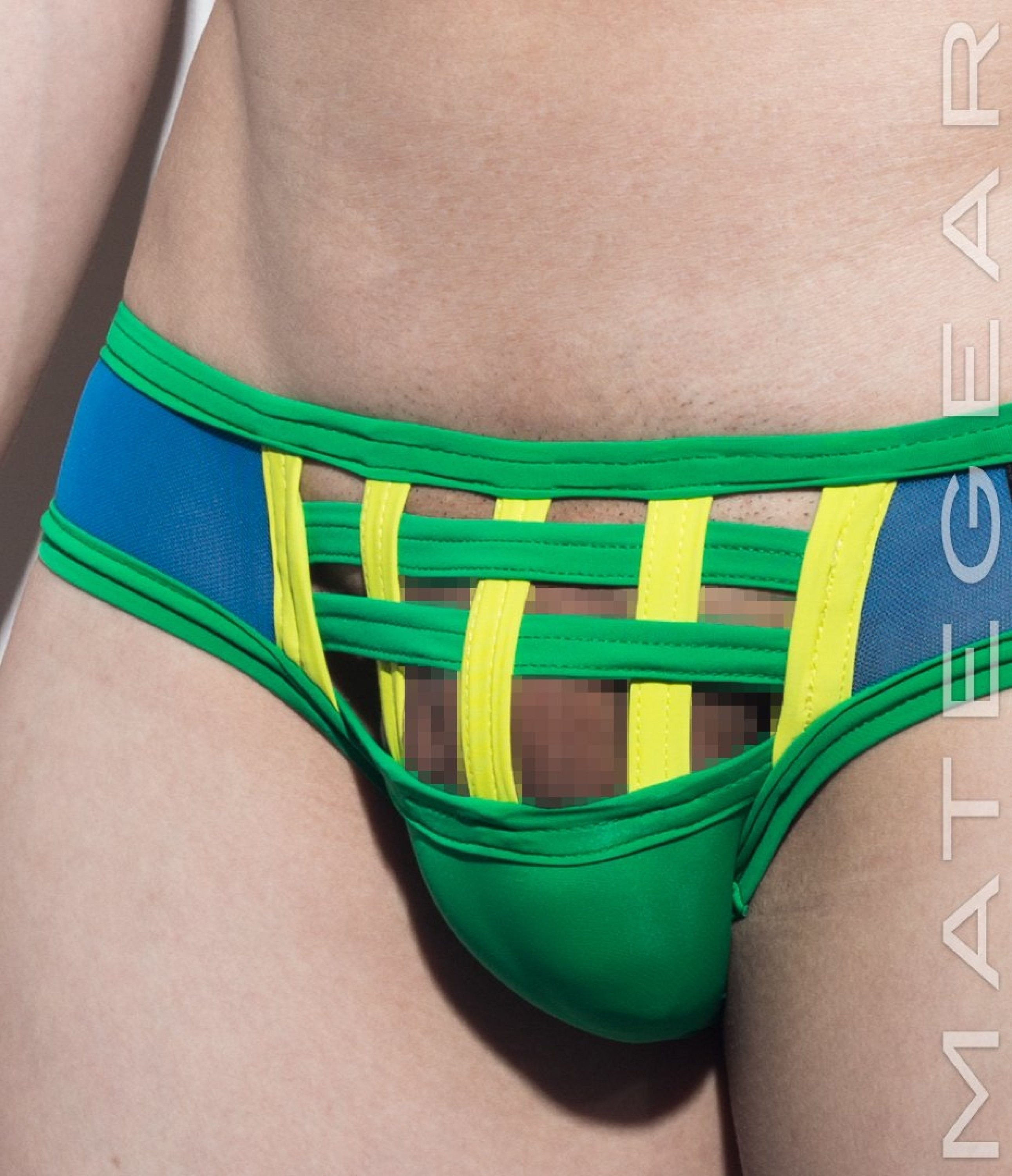 Sexy Men's Swimwear Xpression Mini Swim Squarecut - Ran Kwang VI (Flat Front / Reduced Sides) - MATEGEAR - Sexy Men's Swimwear, Underwear, Sportswear and Loungewear