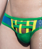 Sexy Men's Swimwear Xpression Mini Swim Squarecut - Ran Kwang VI (Flat Front / Reduced Sides) - MATEGEAR - Sexy Men's Swimwear, Underwear, Sportswear and Loungewear