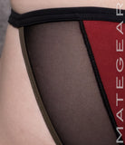 Sexy Mens Swimwear Xpression Ultra Swim Pouch Bikini - He Ran (Button Front)