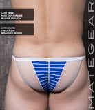 Sexy Mens Swimwear Xpression Ultra Swim Pouch Bikini - He Ran (Button Front)