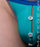 Sexy Mens Swimwear Xpression Ultra Swim Pouch Bikini - He Ran (Button Front)