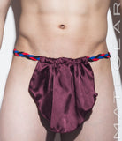 Sexy Men's Underwear Extreme Xpression Bikini - Po Dae (Black/Red/Blue Braided Band) - MATEGEAR - Sexy Men's Swimwear, Underwear, Sportswear and Loungewear