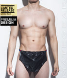 Sexy Men's Underwear Extreme Xpression Bikini - Po Dae (Black/Red/Blue Braided Band) - MATEGEAR - Sexy Men's Swimwear, Underwear, Sportswear and Loungewear