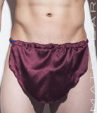 Sexy Men's Underwear Extreme Xpression Bikini - Po Dae (Black/Red/Blue Braided Band) - MATEGEAR - Sexy Men's Swimwear, Underwear, Sportswear and Loungewear