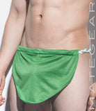 Sexy Men's Underwear Extreme Xpression Bikini - Po Dae (Green/White/Grey Braided Band) - MATEGEAR - Sexy Men's Swimwear, Underwear, Sportswear and Loungewear