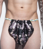 Sexy Men's Underwear Extreme Xpression Bikini - Po Dae (Green/White/Grey Braided Band) - MATEGEAR - Sexy Men's Swimwear, Underwear, Sportswear and Loungewear